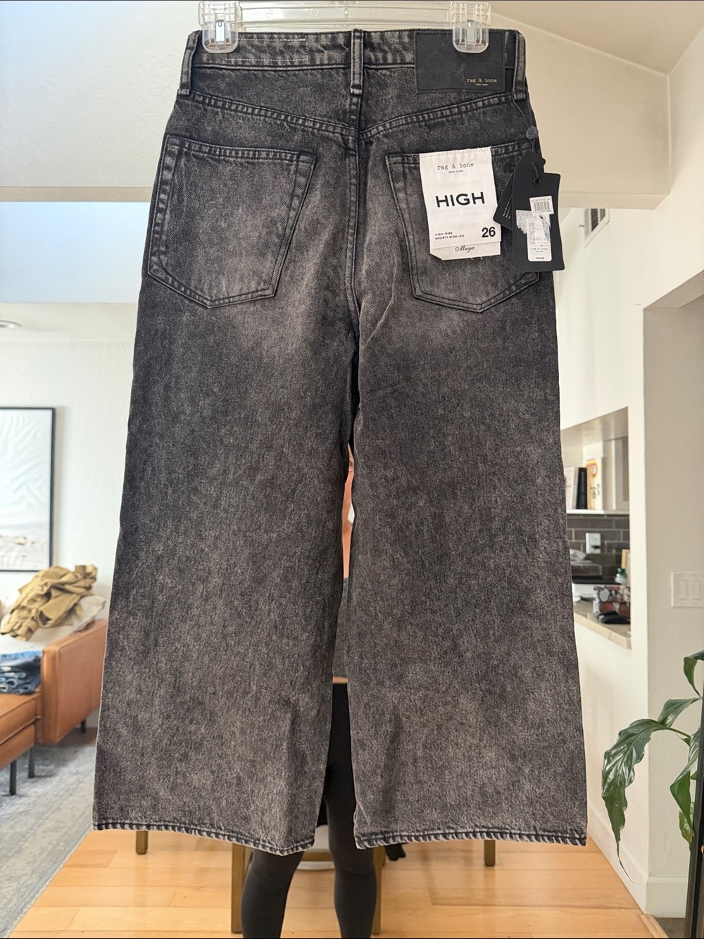 SOLD!! rag & bone Maya High Rise Wide Leg! BNWT! Size 26! - Picture 4 of 7